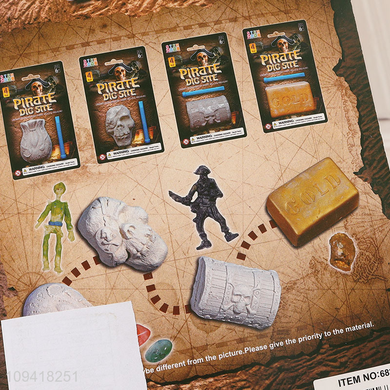 Archaeology Science Kit Pirate Dig Site Toy