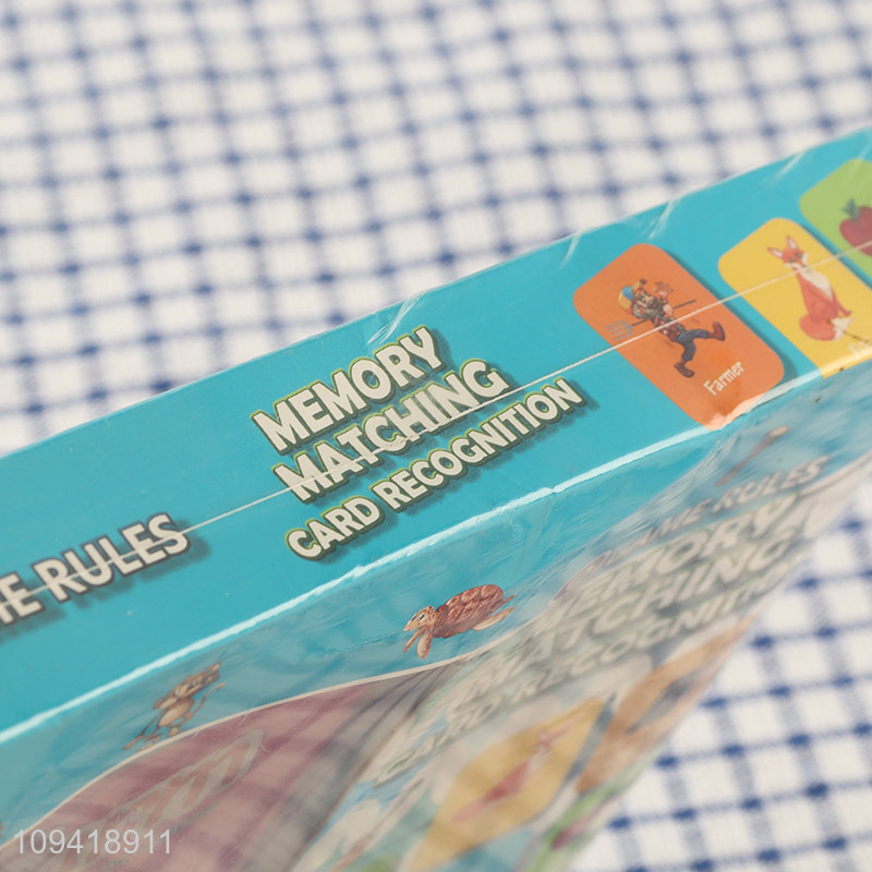 Good quality kids educational memory matching games