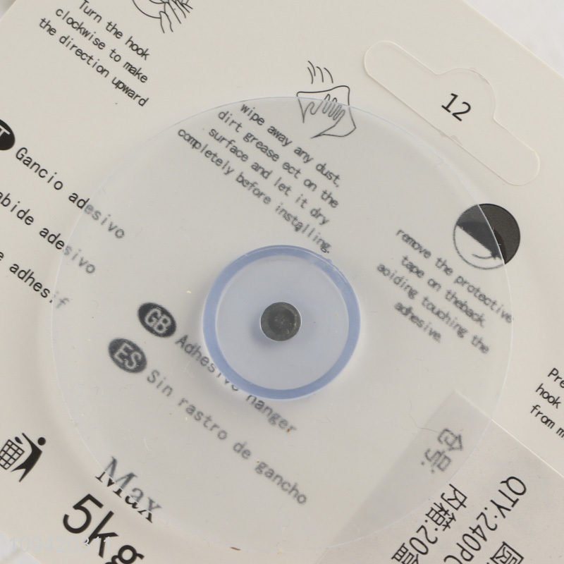 Low price round towel rack suction cup hook for sale