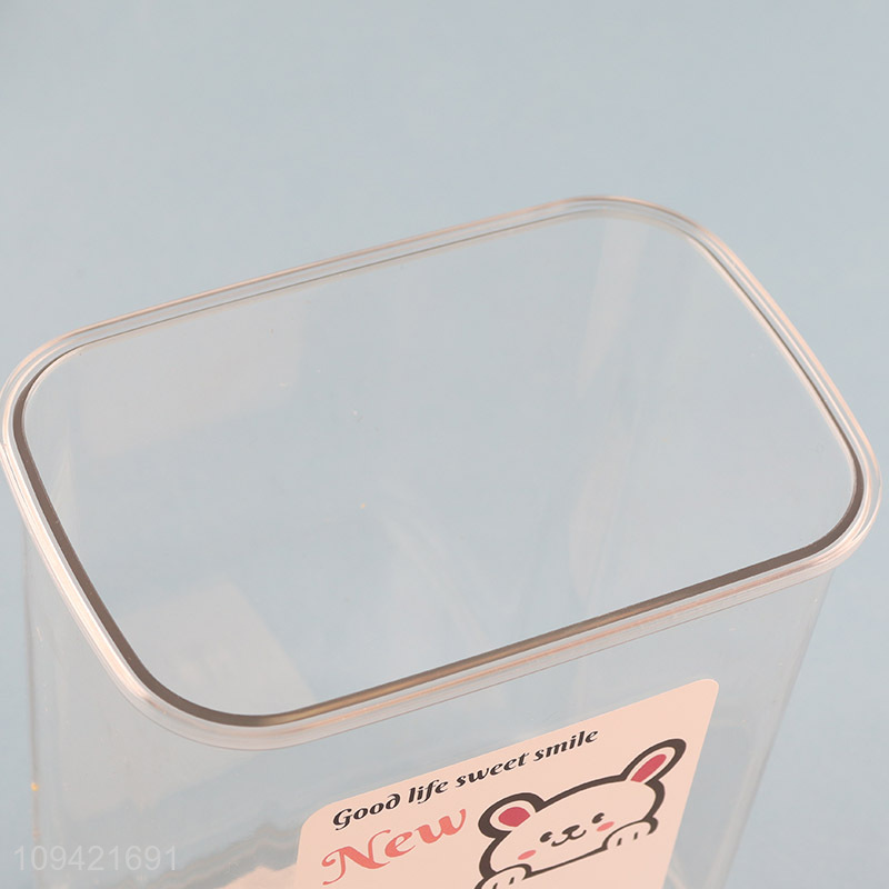 China wholesale rectangular cartoon sealed storage jar