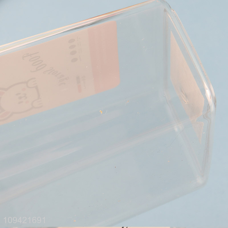 China wholesale rectangular cartoon sealed storage jar