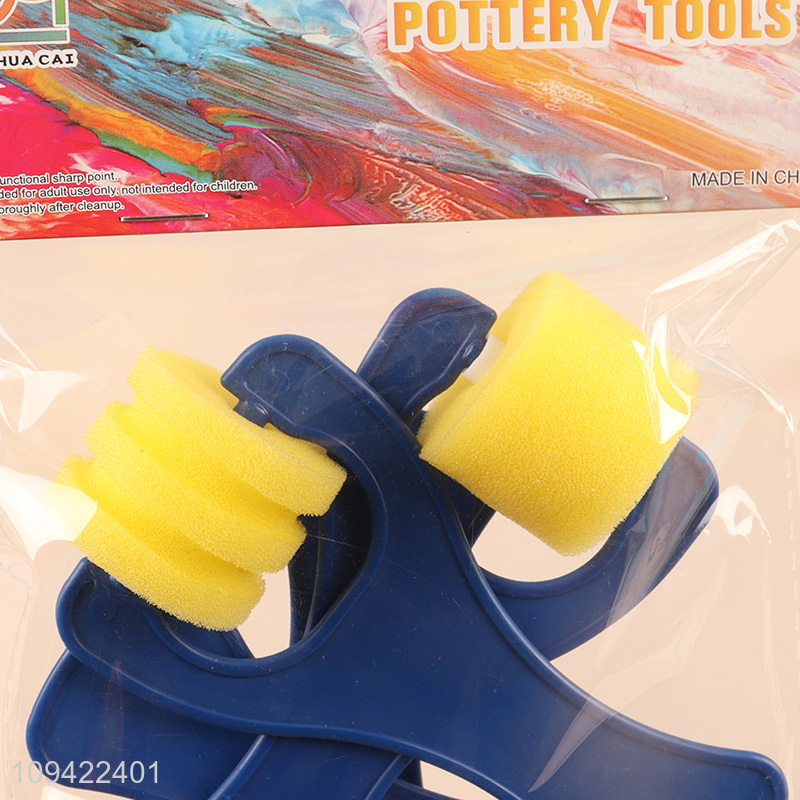 Factory supply 2pcs sponge roller for clay craft