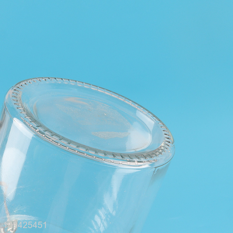 New arrival  clear glass sealed storage jar