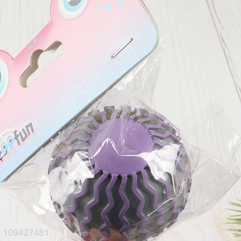 Low price tpr wavy squeeze ball for stress relief