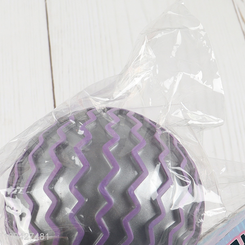 Low price tpr wavy squeeze ball for stress relief