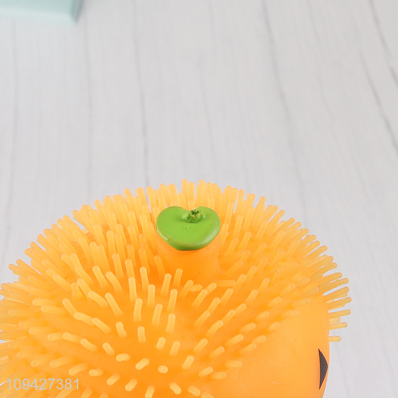 Best quality pumpkin shape tpr squeeze toys