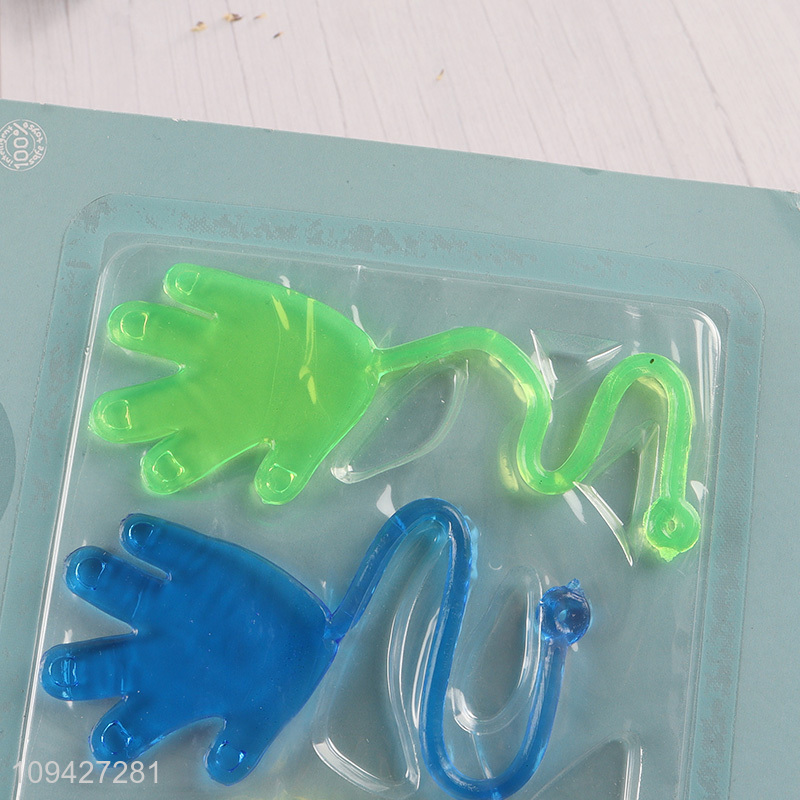 Factory price tpr squeeze toys sticky hands