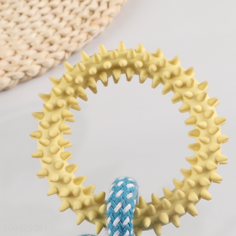 Interactive Dog Chew Toy With Cotton Rope