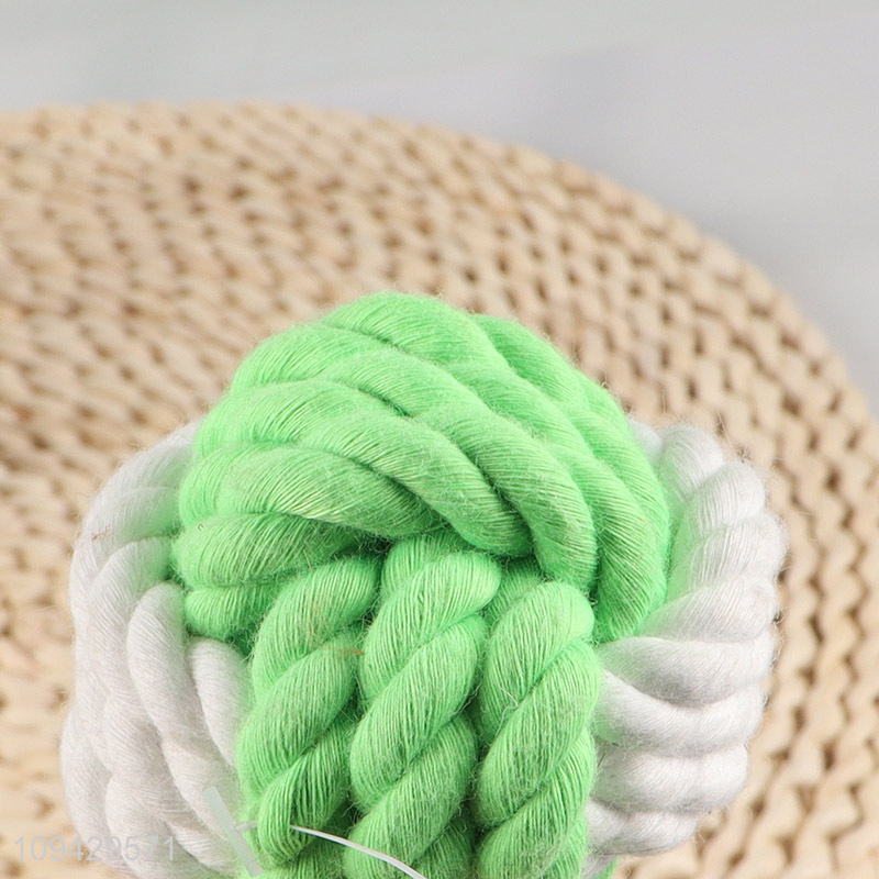 Best Quality Pet Cotton Rope Ball Chew Toy