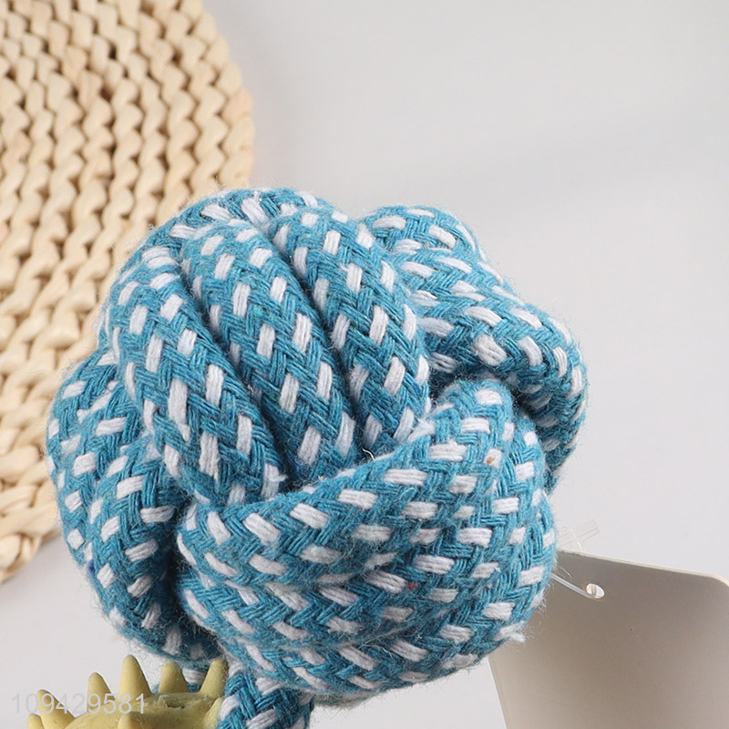 Interactive Dog Chew Toy With Cotton Rope