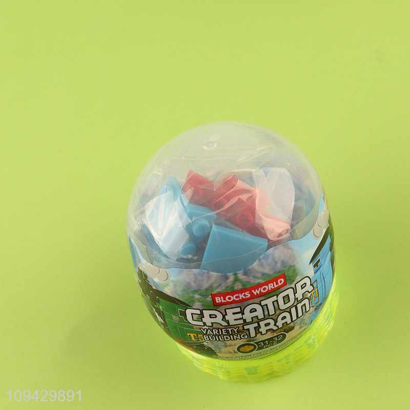 High Quality Combineable Train Mini Bricks Toy