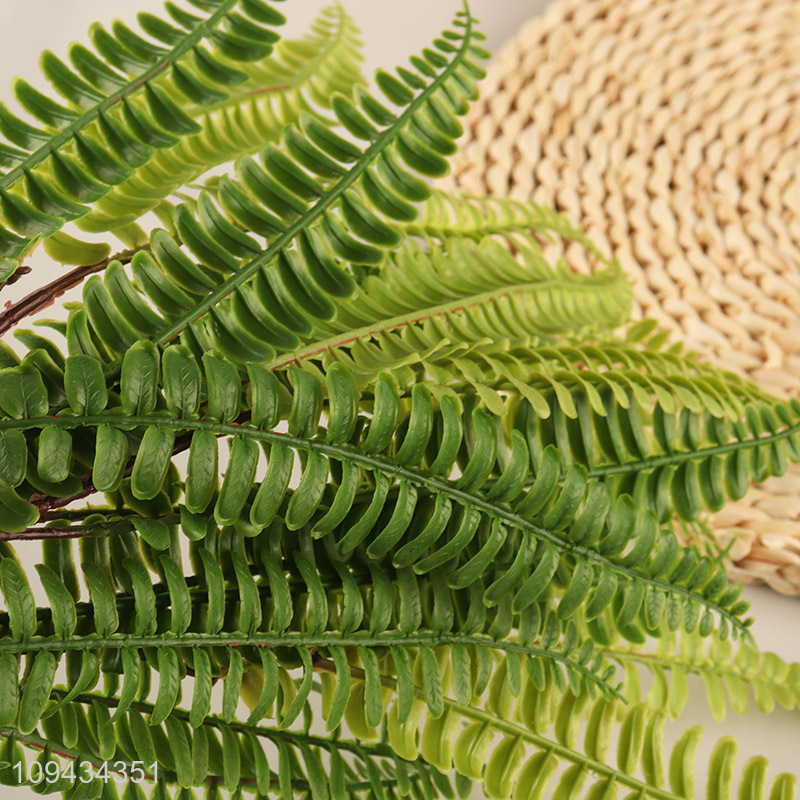 China supplier indoor decor plastic artificial persian fern