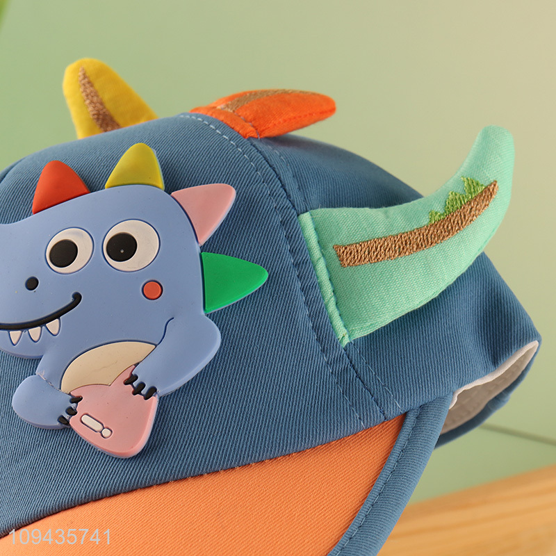 New arrival cartoon dinosaur baseball cap peaked hat