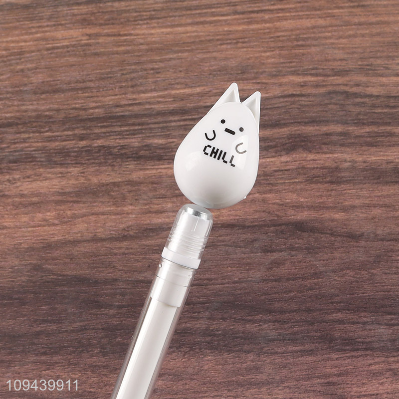 Hot selling cute cat shape gel pen
