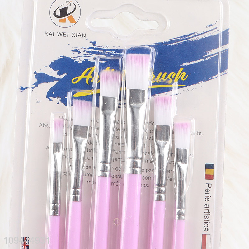 Good selling synthetic fiber artist painting brush