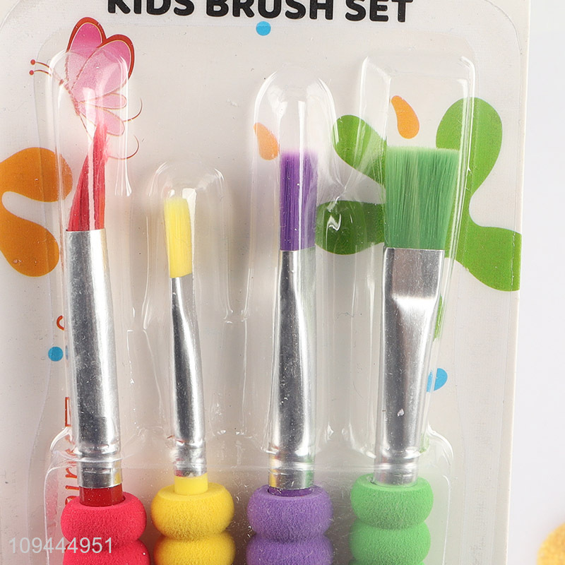 Good price soft touch kids artist painting brush set