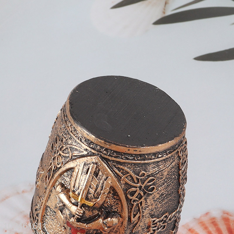 Low price 50ml resin crafts stainless steel cup wine cup