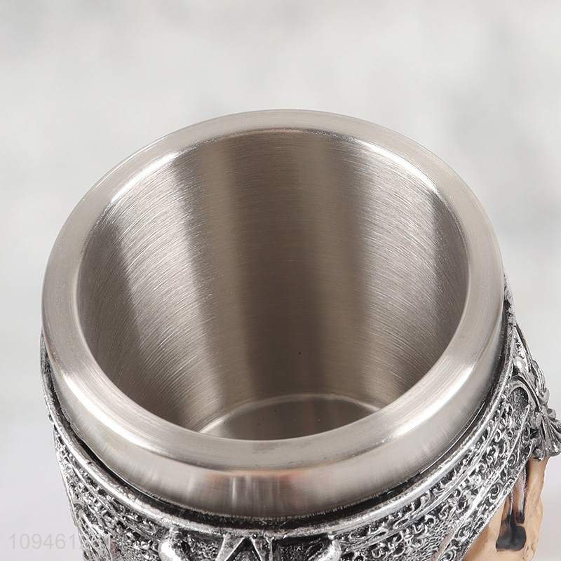 China factory 450ml resin stainless steel drinking cup
