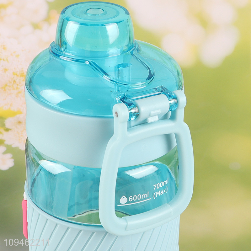 Best selling plastic water bottle drinking bottle with straw