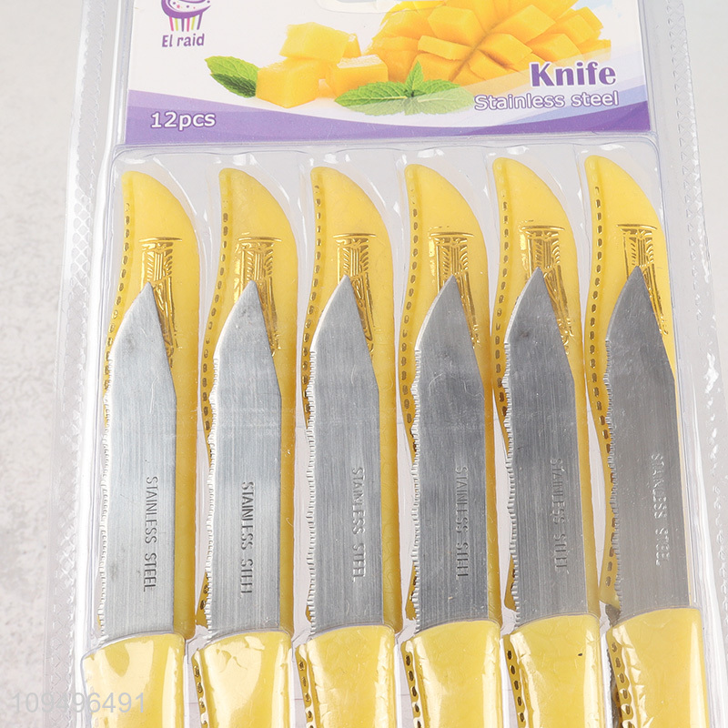 Factory supply 12pcs household dining knife set