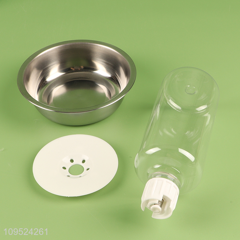 Low price suction cup pet food bowl