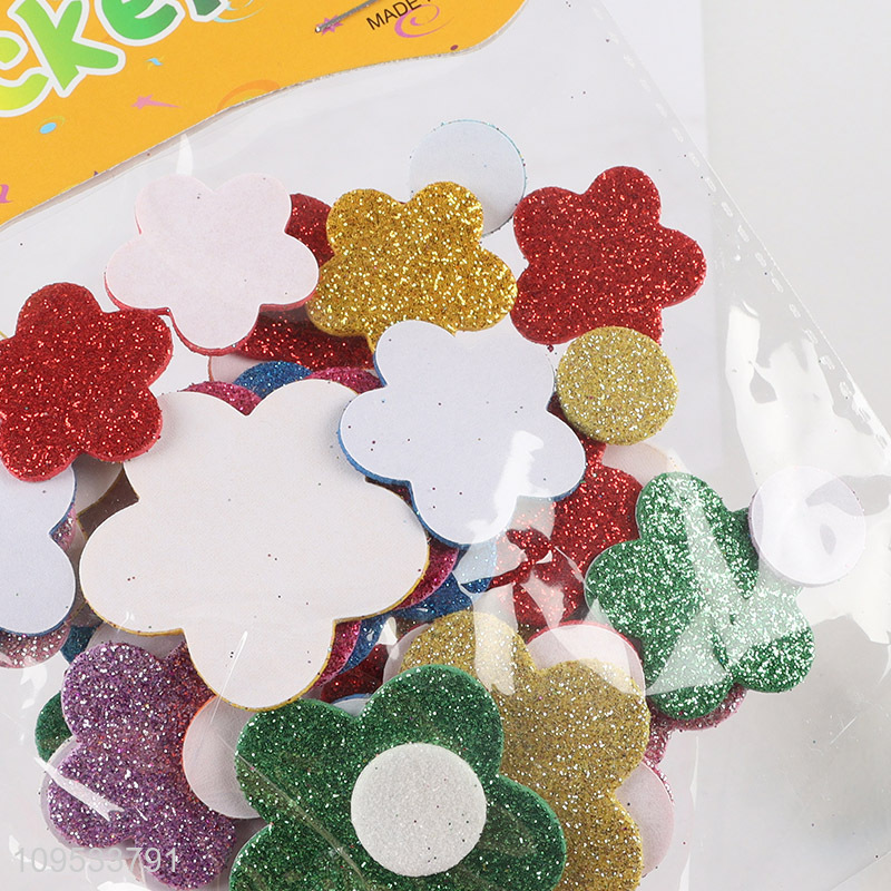 New arrival flower shape eva self-adhesive sticker