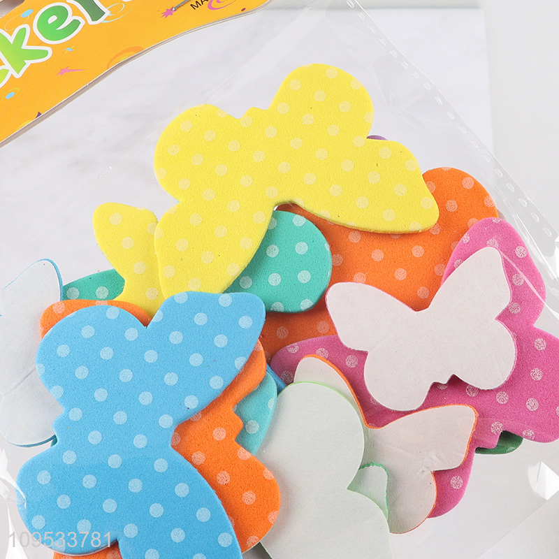 China supplier butterfly eva self-adhesive sticker