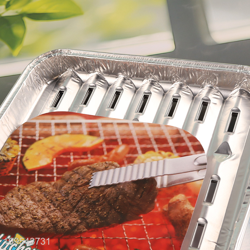 Best sale 3pcs aluminum foil barbecue tray set