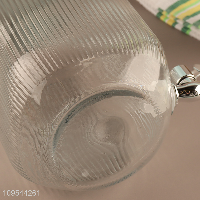 China wholesale large capacity glass drink dispenser